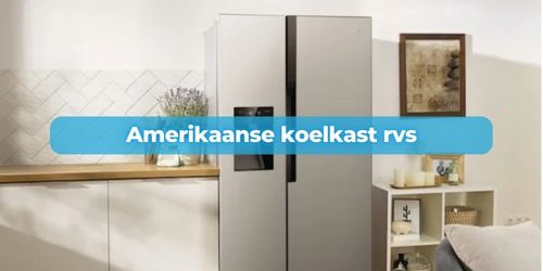 amerikaanse koelkast rvs