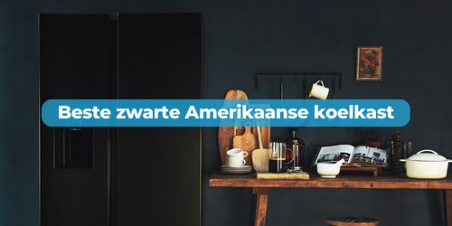 amerikaanse koelkast zwart